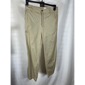 GAP Girlfriend Khaki Pants Tan Beige Chino Trousers Womens Size 8